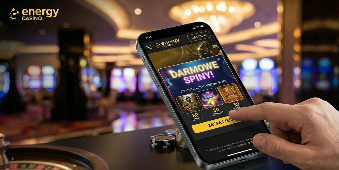 Energy Casino darmowe spiny — Gonzo's Quest, Starburst, Book of Dead