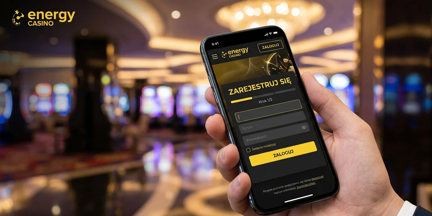 Energy Casino rejestracja — formularz mobilny